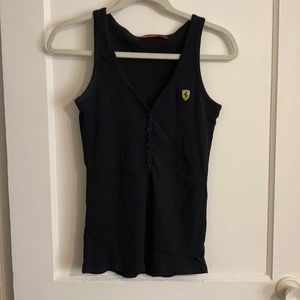 Women’s Scuderia Ferrari black Sz M Tank top